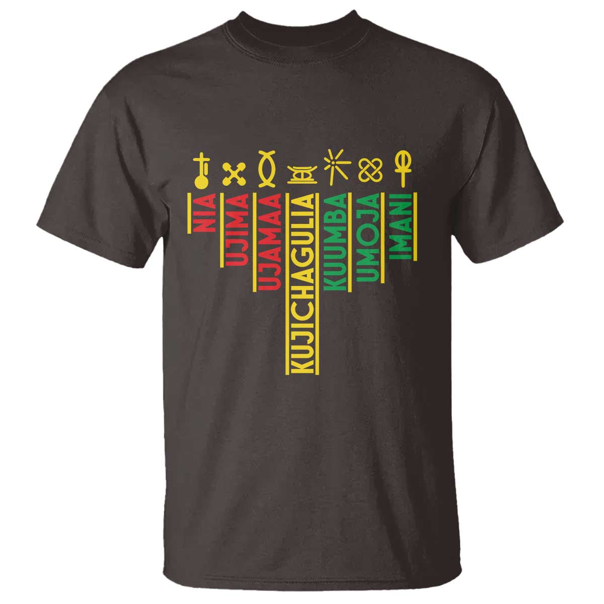 African American 7 Principles Of Kwanzaa T Shirt - Wonder Print Shop