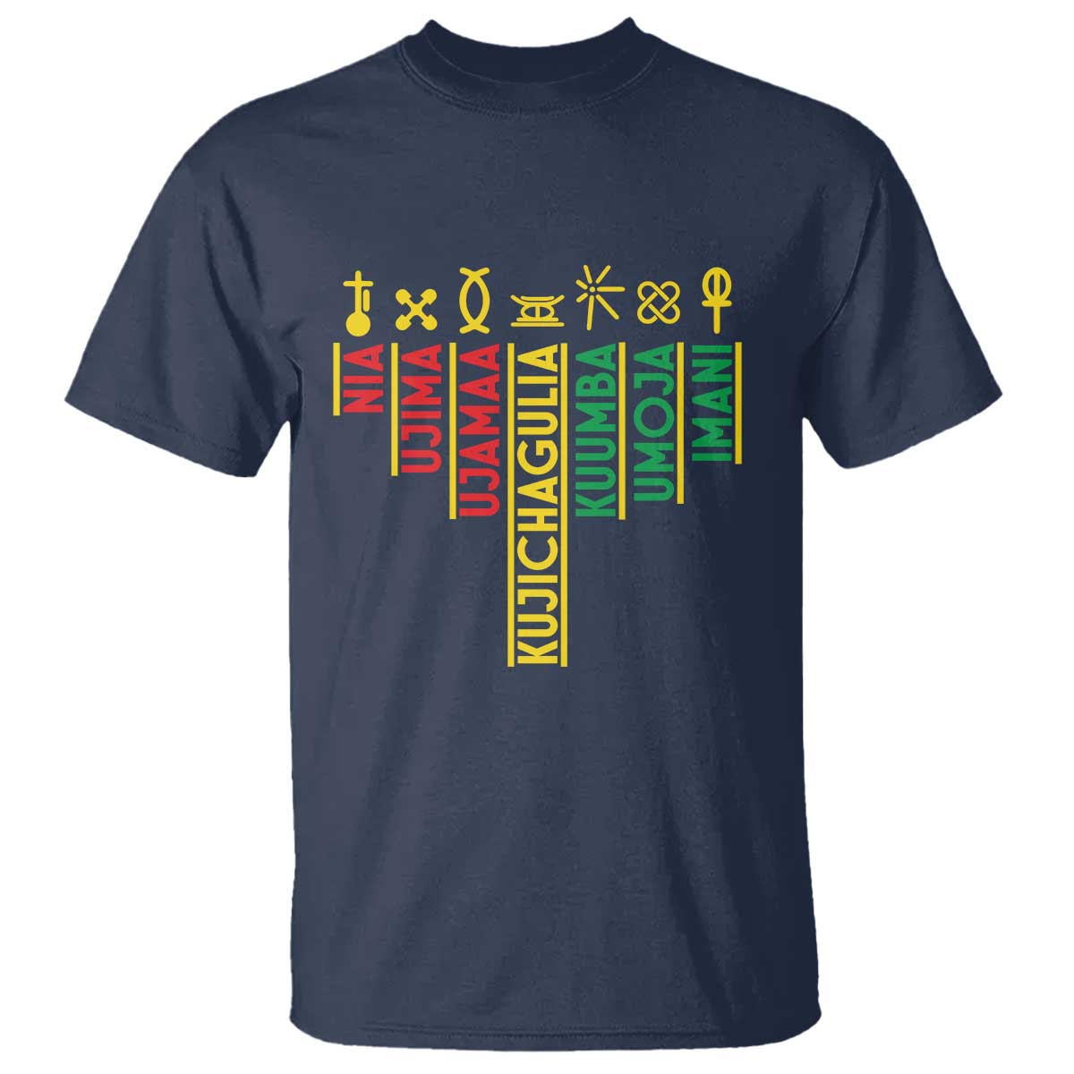 African American 7 Principles Of Kwanzaa T Shirt - Wonder Print Shop
