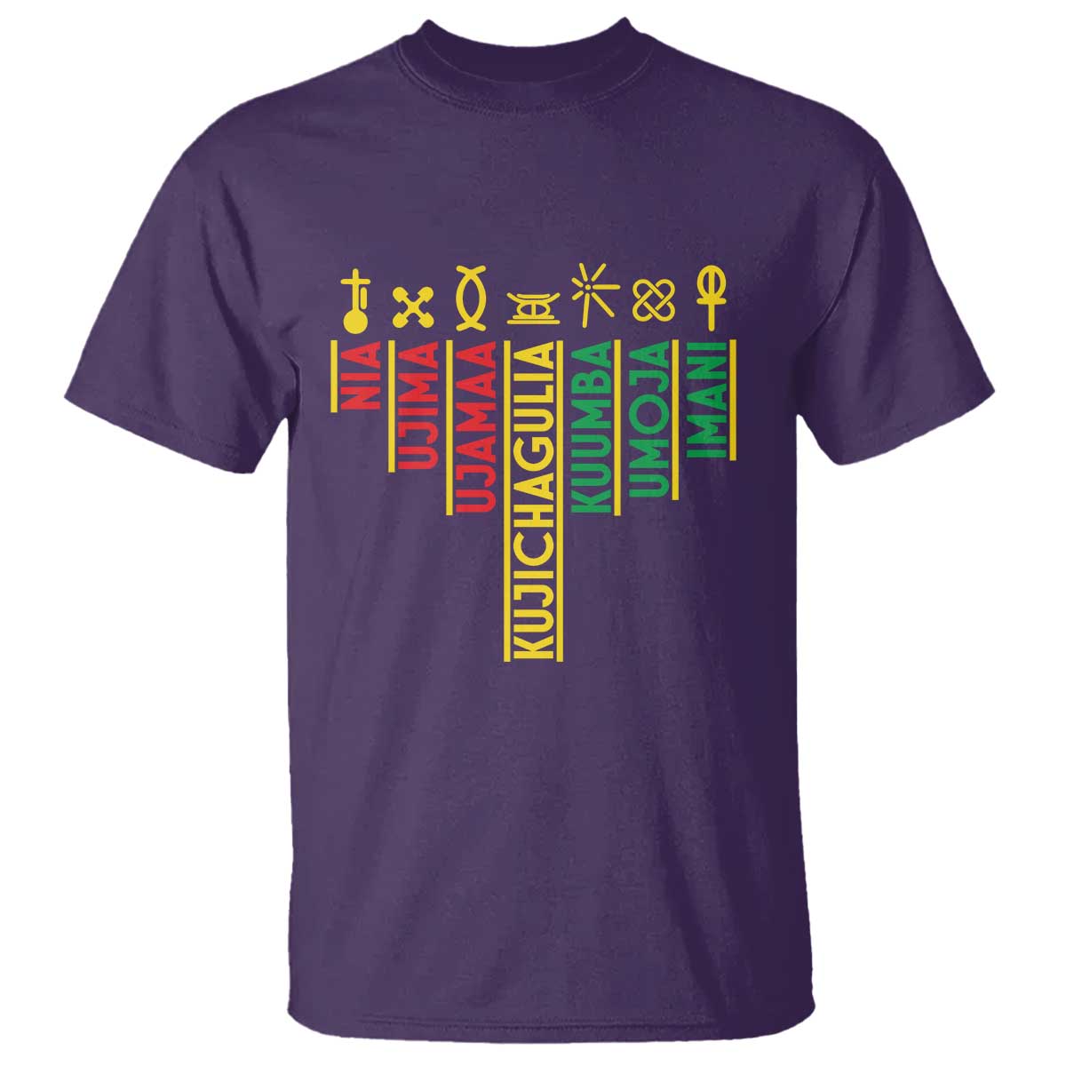 African American 7 Principles Of Kwanzaa T Shirt - Wonder Print Shop
