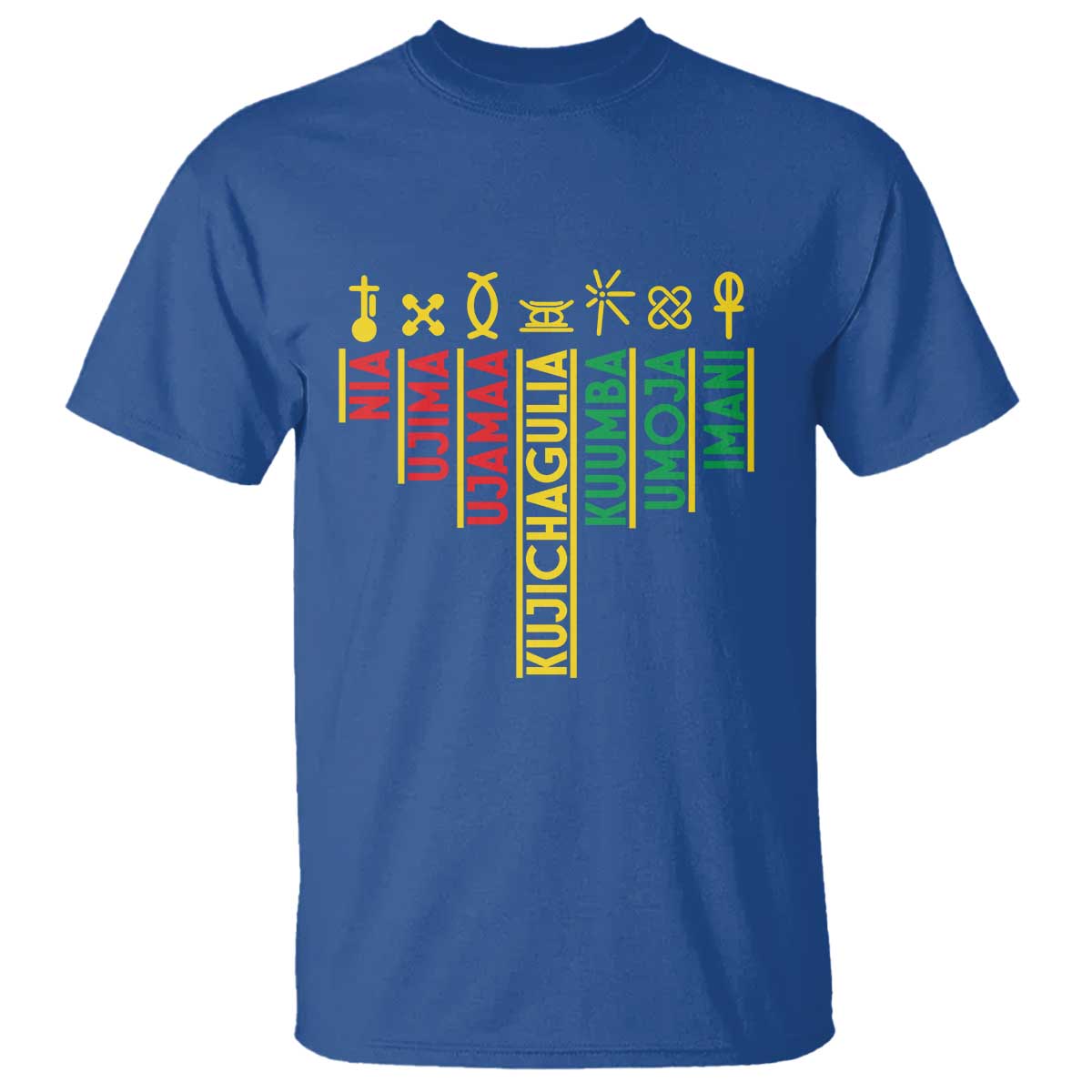 African American 7 Principles Of Kwanzaa T Shirt - Wonder Print Shop