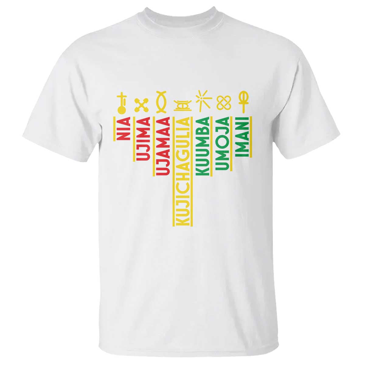African American 7 Principles Of Kwanzaa T Shirt - Wonder Print Shop