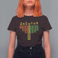 African American 7 Principles Of Kwanzaa T Shirt For Women - Wonder Print Shop