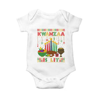 African American Kwanzaa Is Lit Baby Onesie