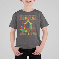 African American Kwanzaa Is Lit T Shirt For Kid - Wonder Print Shop