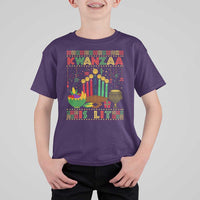 African American Kwanzaa Is Lit T Shirt For Kid - Wonder Print Shop