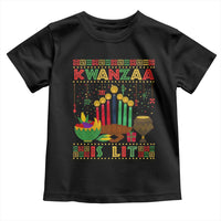 African American Kwanzaa Is Lit Toddler T Shirt