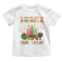 African American Kwanzaa Is Lit Toddler T Shirt