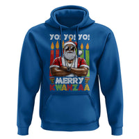 Merry Kwanzaa Hoodie African American Santa Black Christmas