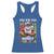 Merry Kwanzaa Racerback Tank Top African American Santa Black Christmas