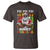 Merry Kwanzaa T Shirt African American Santa Black Christmas - Wonder Print Shop