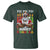 Merry Kwanzaa T Shirt African American Santa Black Christmas - Wonder Print Shop