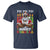 Merry Kwanzaa T Shirt African American Santa Black Christmas - Wonder Print Shop