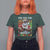 Merry Kwanzaa T Shirt For Women African American Santa Black Christmas - Wonder Print Shop