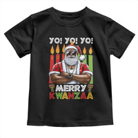 Merry Kwanzaa Toddler T Shirt African American Santa Black Christmas