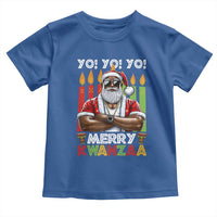 Merry Kwanzaa Toddler T Shirt African American Santa Black Christmas
