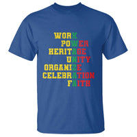 Kwanzaa T Shirt Work Power Heritage Unity Organize Celebration Faith - Wonder Print Shop