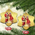African American Xmas Christmas Ornament Black Santa Mr Mrs Claus Dancing - Wonder Print Shop