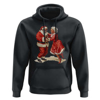African American Christmas Hoodie Black Santa Mr Mrs Claus Dancing