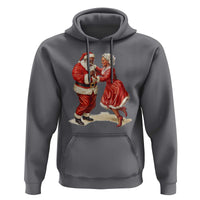 African American Christmas Hoodie Black Santa Mr Mrs Claus Dancing