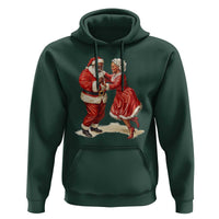 African American Christmas Hoodie Black Santa Mr Mrs Claus Dancing
