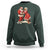 African American Christmas Sweatshirt Black Santa Mr Mrs Claus Dancing - Wonder Print Shop