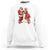 African American Christmas Sweatshirt Black Santa Mr Mrs Claus Dancing - Wonder Print Shop