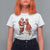 African American Christmas T Shirt For Women Black Santa Mr Mrs Claus Dancing - Wonder Print Shop