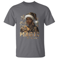 Xmas Melanin Black Girl Magic T Shirt - Wonder Print Shop