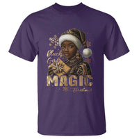 Xmas Melanin Black Girl Magic T Shirt - Wonder Print Shop
