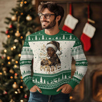 Xmas Melanin Black Girl Magic Ugly Christmas Sweater - Wonder Print Shop