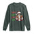 Funny Xmas Hiphop Black Santa Long Sleeve Shirt They Not Like Us African American Christmas