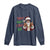 Funny Xmas Hiphop Black Santa Long Sleeve Shirt They Not Like Us African American Christmas