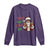 Funny Xmas Hiphop Black Santa Long Sleeve Shirt They Not Like Us African American Christmas