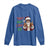 Funny Xmas Hiphop Black Santa Long Sleeve Shirt They Not Like Us African American Christmas