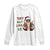 Funny Xmas Hiphop Black Santa Long Sleeve Shirt They Not Like Us African American Christmas