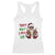 Funny Xmas Hiphop Black Santa Racerback Tank Top They Not Like Us African American Christmas