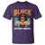 Black History Month T Shirt Girl Reading Book African Pride Melanin - Wonder Print Shop