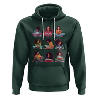 Black History Month Hoodie Reading Book African Melanin Women Girls - Wonder Print Shop