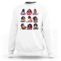 Black History Month Sweatshirt Reading Book African Melanin Women Girls - Wonder Print Shop