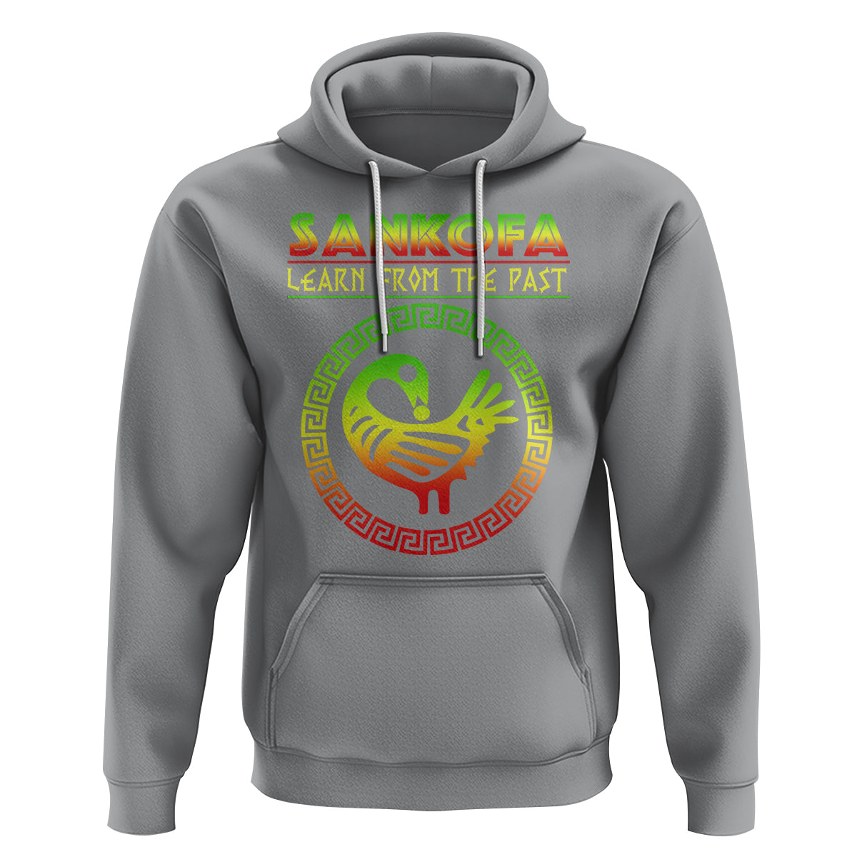 Black History Month Hoodie Sankofa Learn From The Past African Bird - Wonder Print Shop