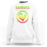 Black History Month Sweatshirt Sankofa Learn From The Past African Bird - Wonder Print Shop