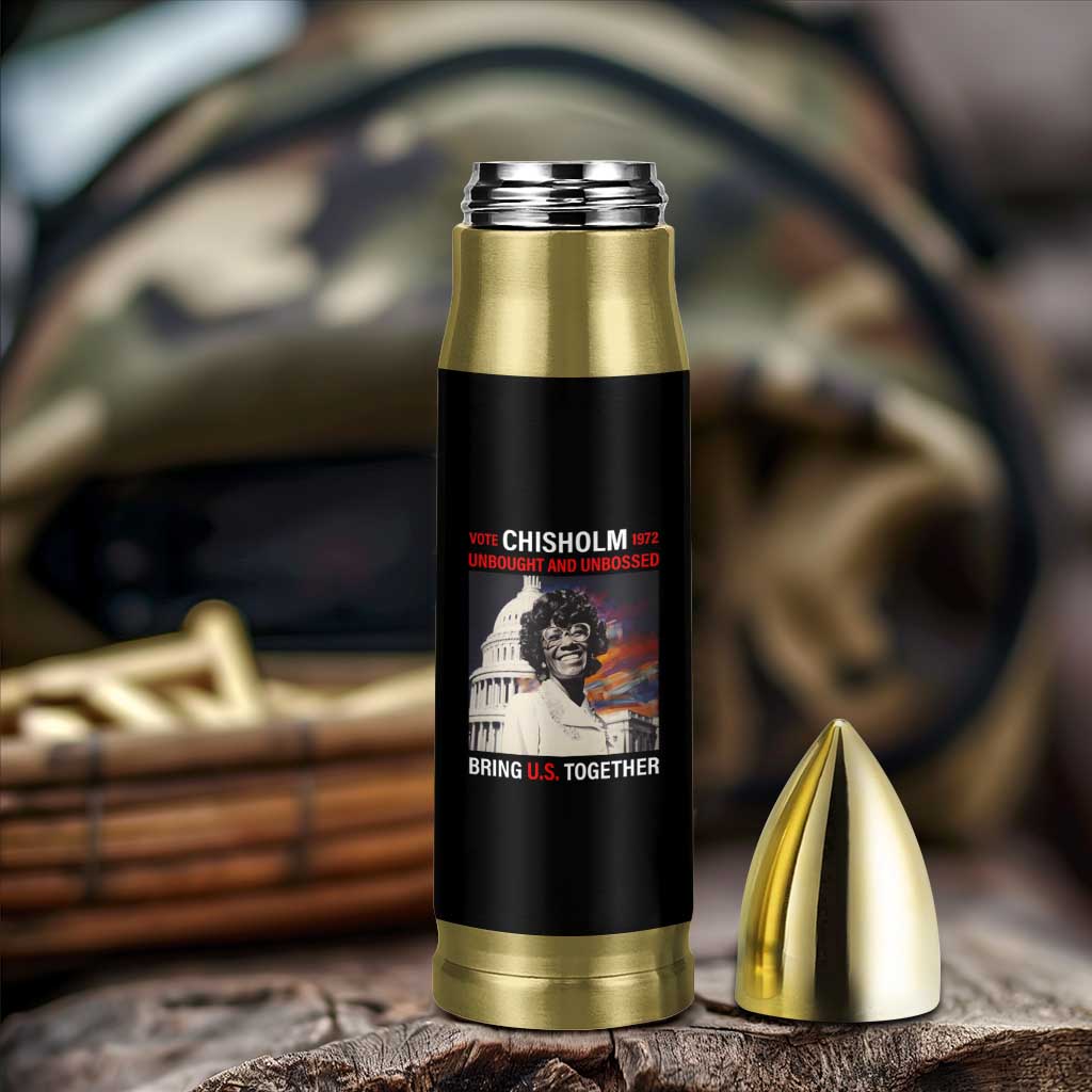 Shirley Chisholm Bullet Tumbler Unbought And Unbossed Bring U.S. Together Black History Month