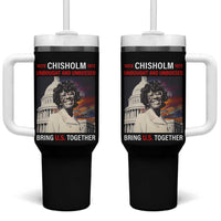 Shirley Chisholm Tumbler With Handle Unbought And Unbossed Bring U.S. Together Black History Month