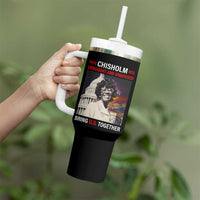 Shirley Chisholm Tumbler With Handle Unbought And Unbossed Bring U.S. Together Black History Month
