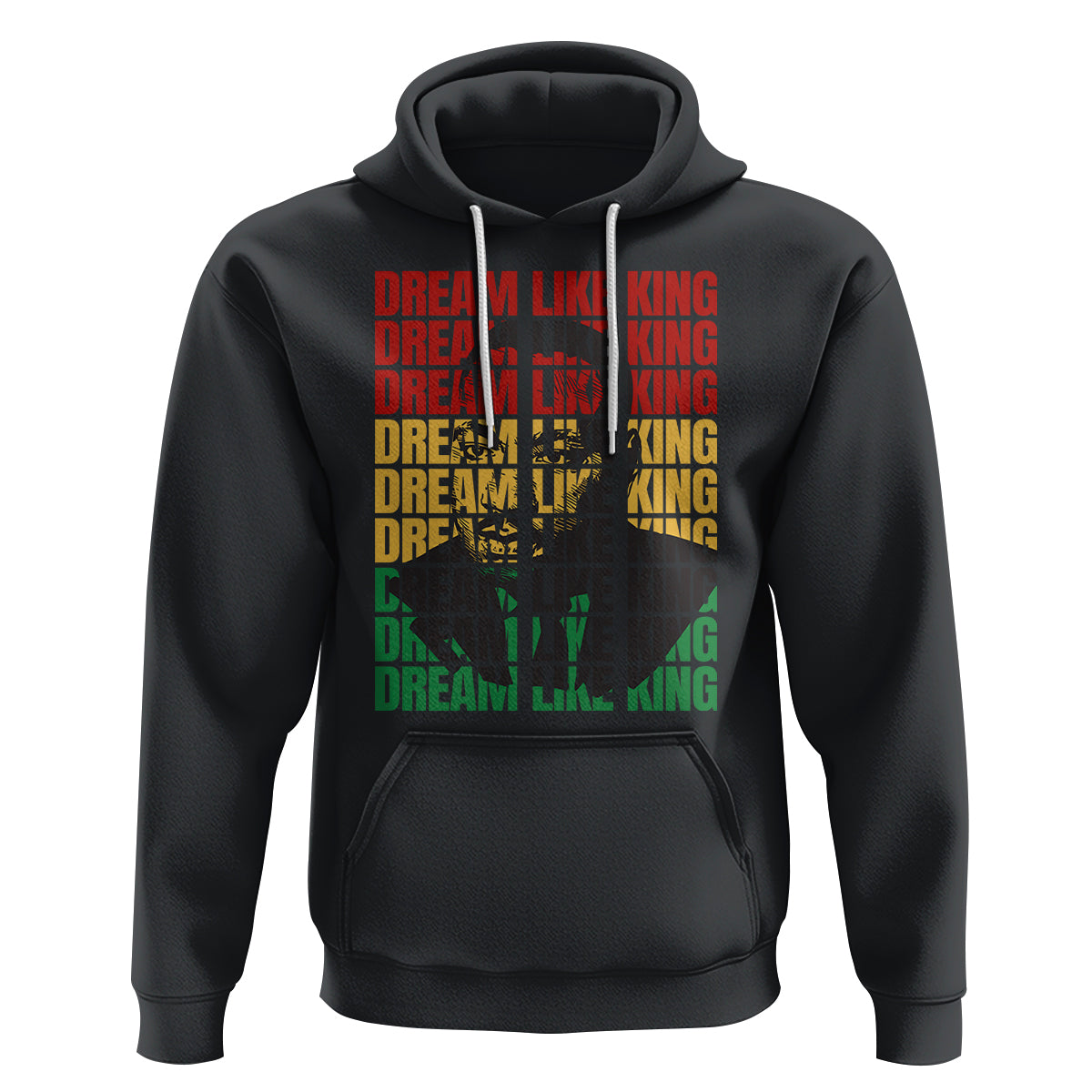 Martin Luther King Jr. Hoodie Dream Like King MLK Civil Rights Leaders Black History Month - Wonder Print Shop
