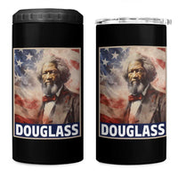 Frederick Douglass 4 in 1 Can Cooler Tumbler African American Hero Black History Month