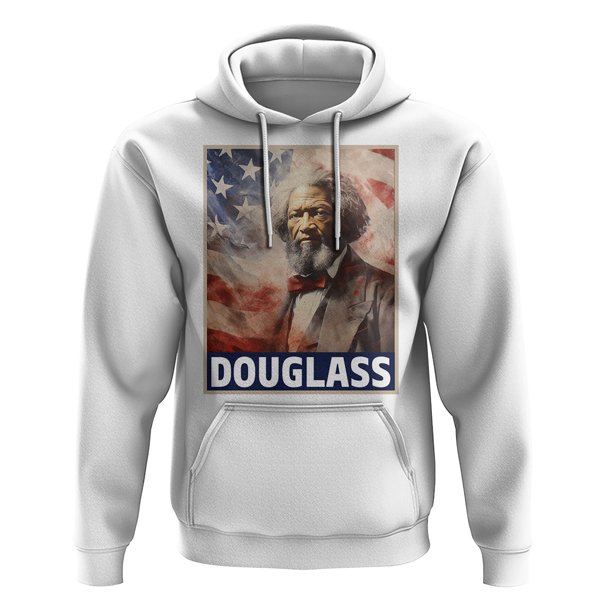Frederick Douglass Hoodie African American Hero Black History Month - Wonder Print Shop