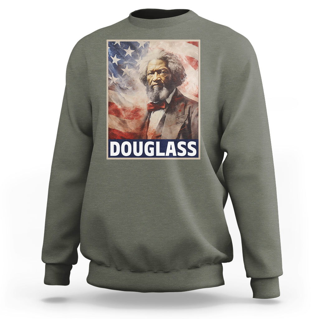 Frederick Douglass Sweatshirt African American Hero Black History Month - Wonder Print Shop