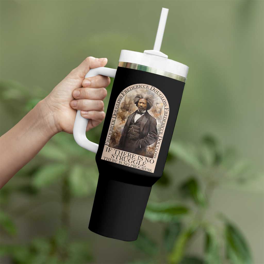 Frederick Douglass Tumbler With Handle If There Is No Struggle There Is No Progress Black History