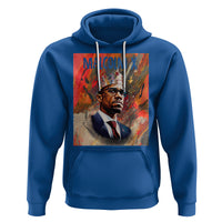 Malcolm X Hoodie King Hip Hop Aesthetic Art Black History Month - Wonder Print Shop